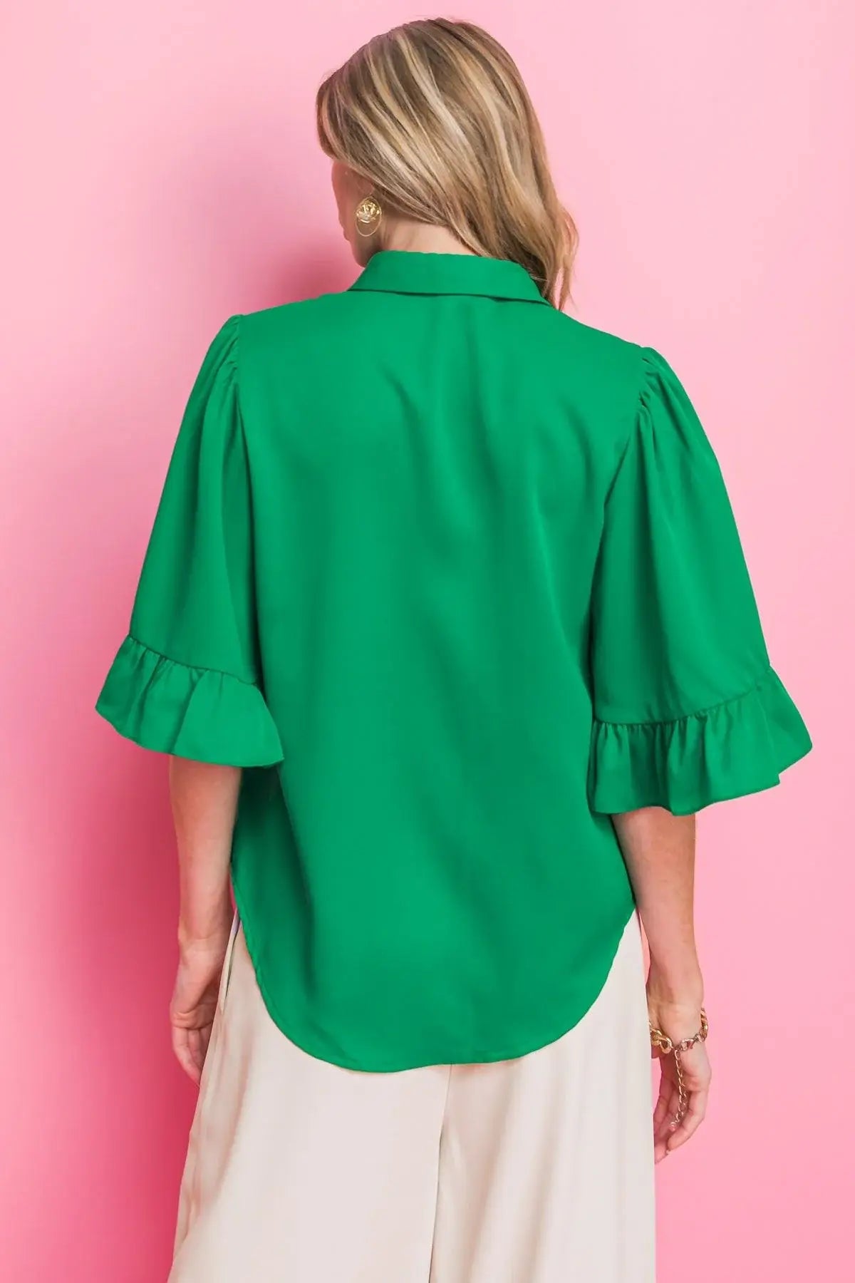 BACK TO BUSINESS WOVEN TOP - Flying Tomato - Flyclothing LLC