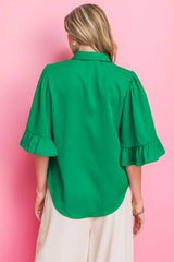 BACK TO BUSINESS WOVEN TOP - Flying Tomato - Flyclothing LLC