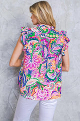 DAYTIME DREAMS WOVEN TOP - Flying Tomato - Flyclothing LLC