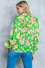 STUCK ON AN ISLAND WOVEN TOP - Flying Tomato - Flyclothing LLC