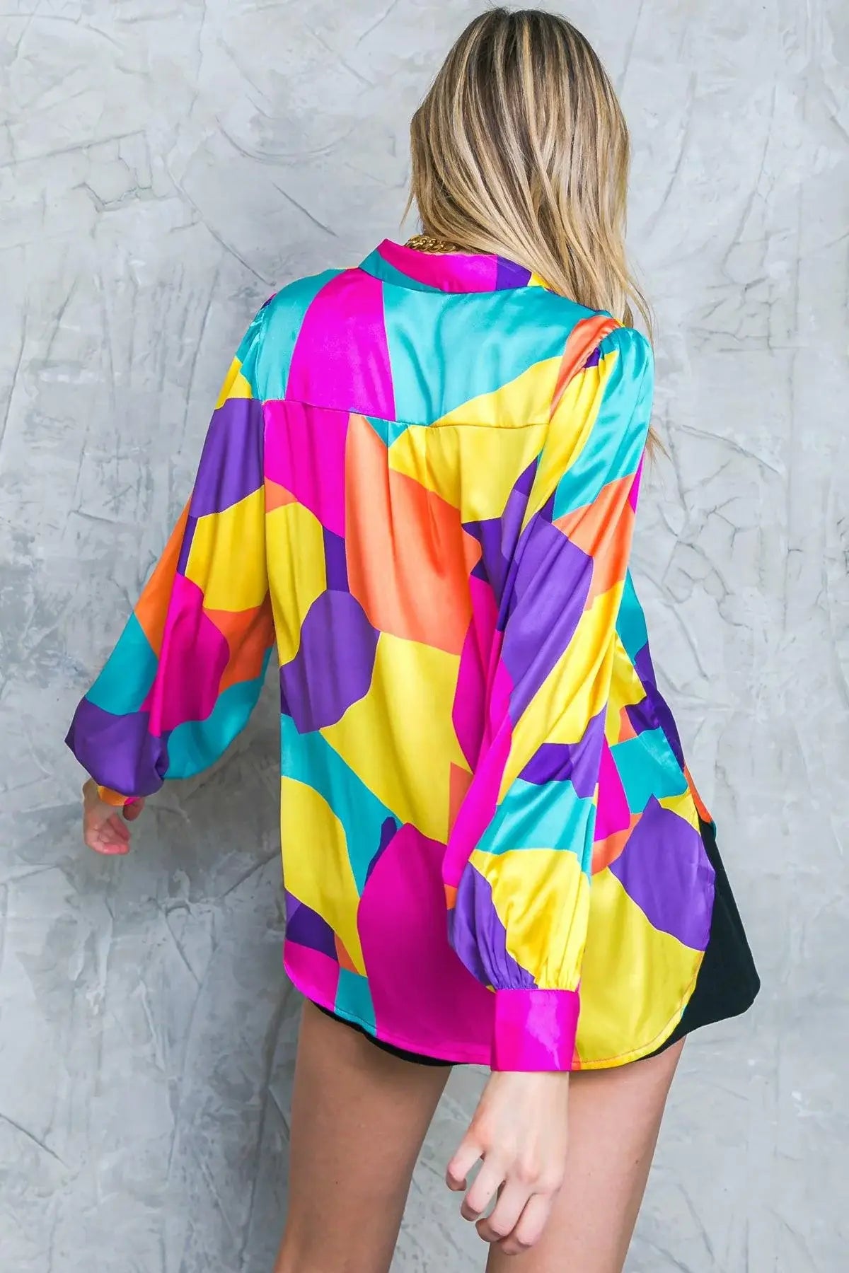 FOLLOW THE FLOW WOVEN TOP - Flying Tomato - Flyclothing LLC