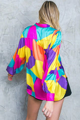 FOLLOW THE FLOW WOVEN TOP - Flying Tomato - Flyclothing LLC