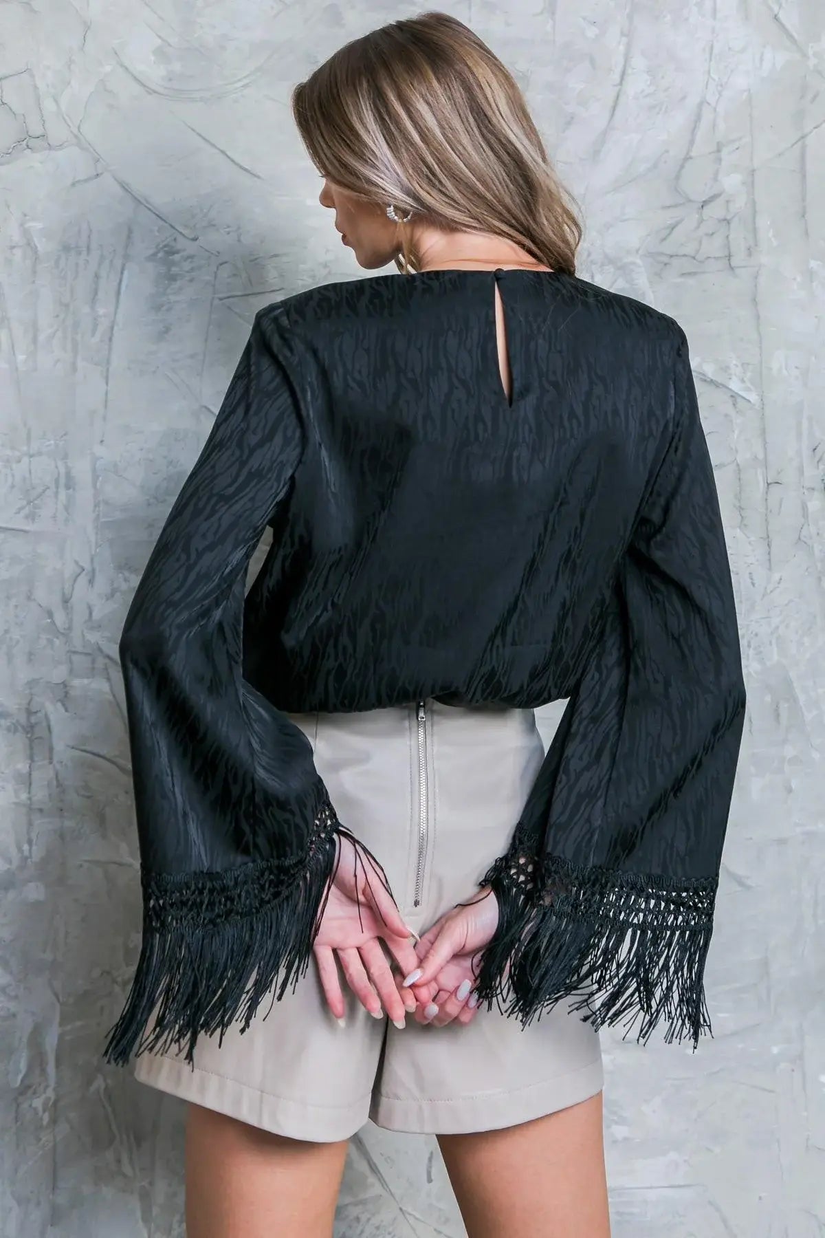 LOVE EVERY DAY WOVEN BODYSUIT - Flying Tomato - Flyclothing LLC