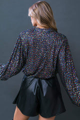 FREEDOM CALLS SEQUIN TOP - Flying Tomato - Flyclothing LLC