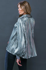 RUNWAY TREND FOILED TOP - Flying Tomato - Flyclothing LLC