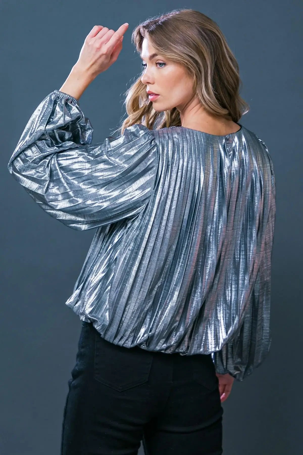 KEY IT DOWN WOVEN TOP - Flying Tomato - Flyclothing LLC