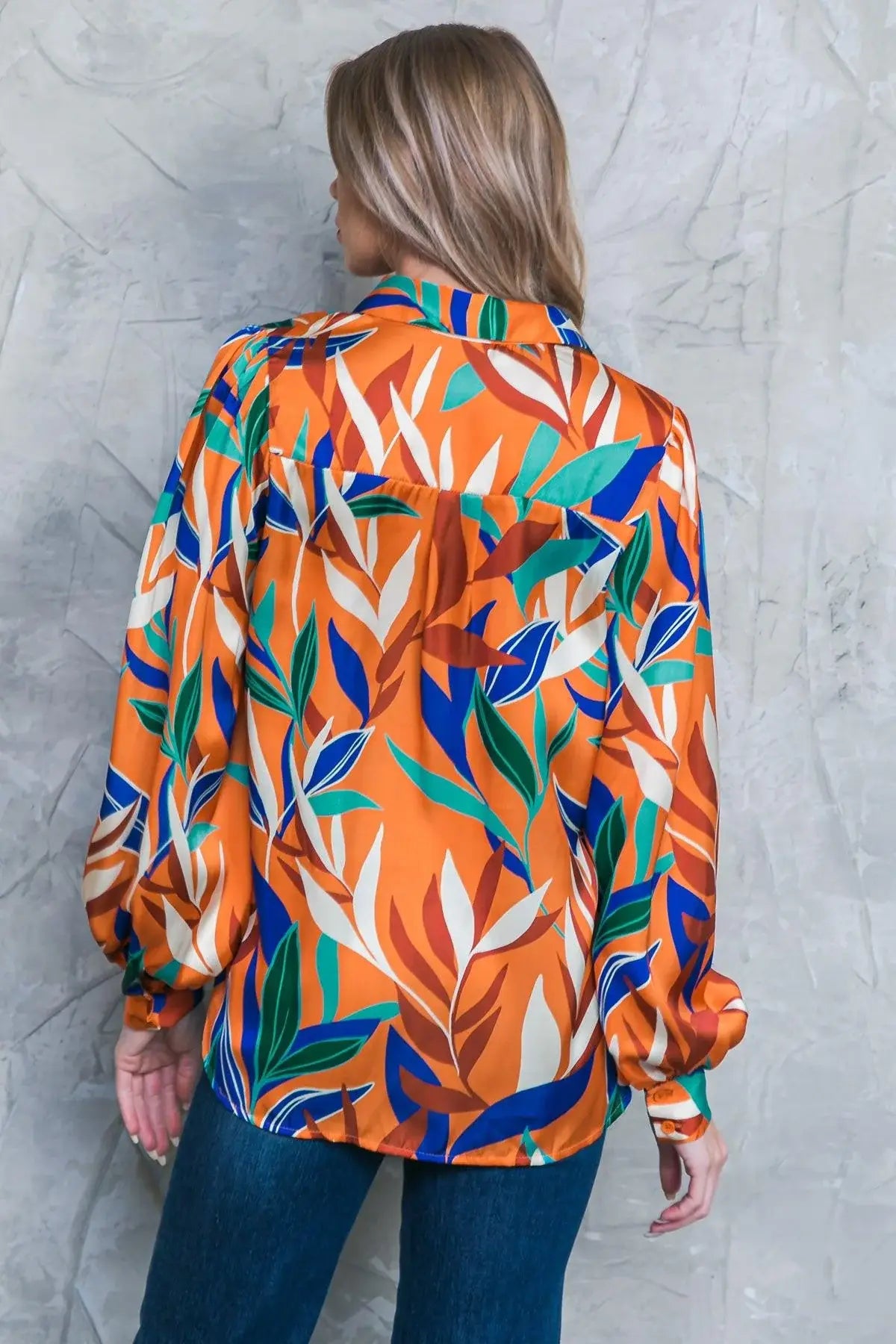 FEELS LIKE FALL WOVEN TOP - Flying Tomato - Flyclothing LLC
