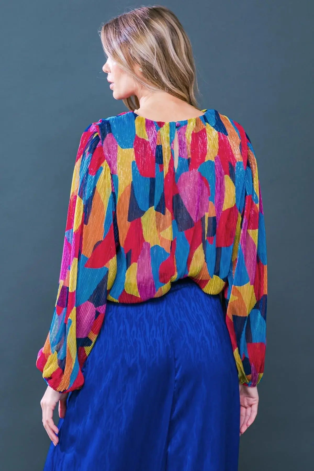 FEELING DELIGHTFUL WOVEN TOP - Flying Tomato - Flyclothing LLC