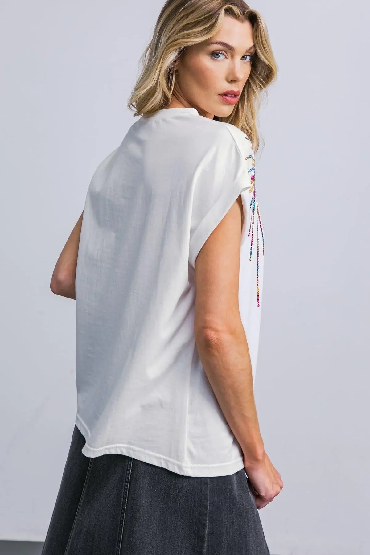 TALK ABOUT BEAUTY KNIT TOP - Flying Tomato - Flyclothing LLC