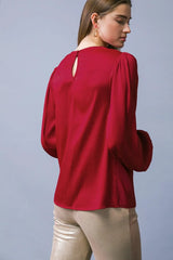 GARDEN SENSATION SATIN TOP - Flying Tomato - Flyclothing LLC