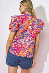 FOREVER REMEMBERING WOVEN TOP - Flying Tomato - Flyclothing LLC