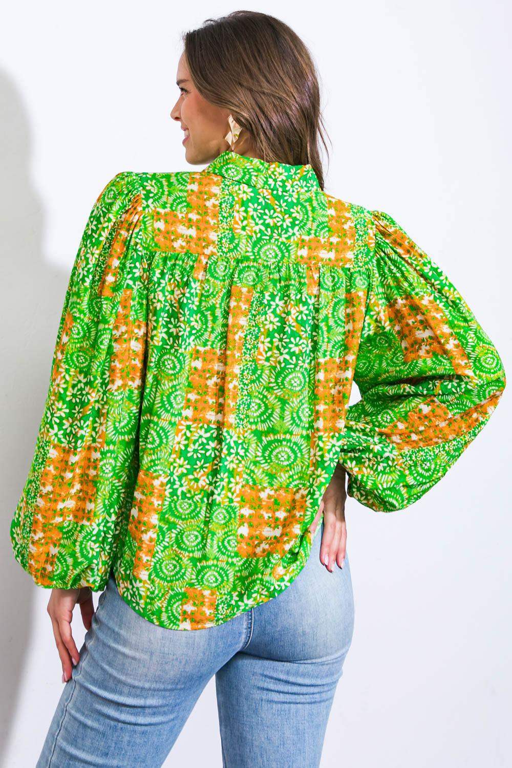 ALL OF MY LOVE WOVEN TOP - Flying Tomato - Flyclothing LLC