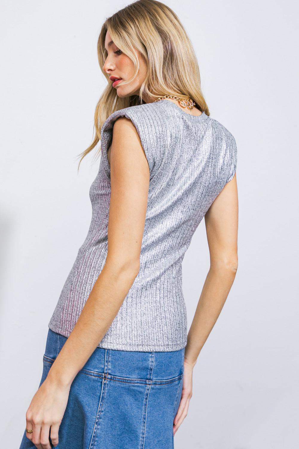 STYLE FILE RIBBED KNIT TOP - Flying Tomato - Flyclothing LLC