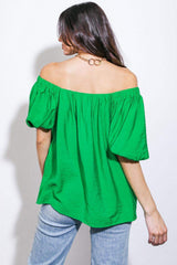 CALL TO ACTION WOVEN TOP - Flying Tomato - Flyclothing LLC