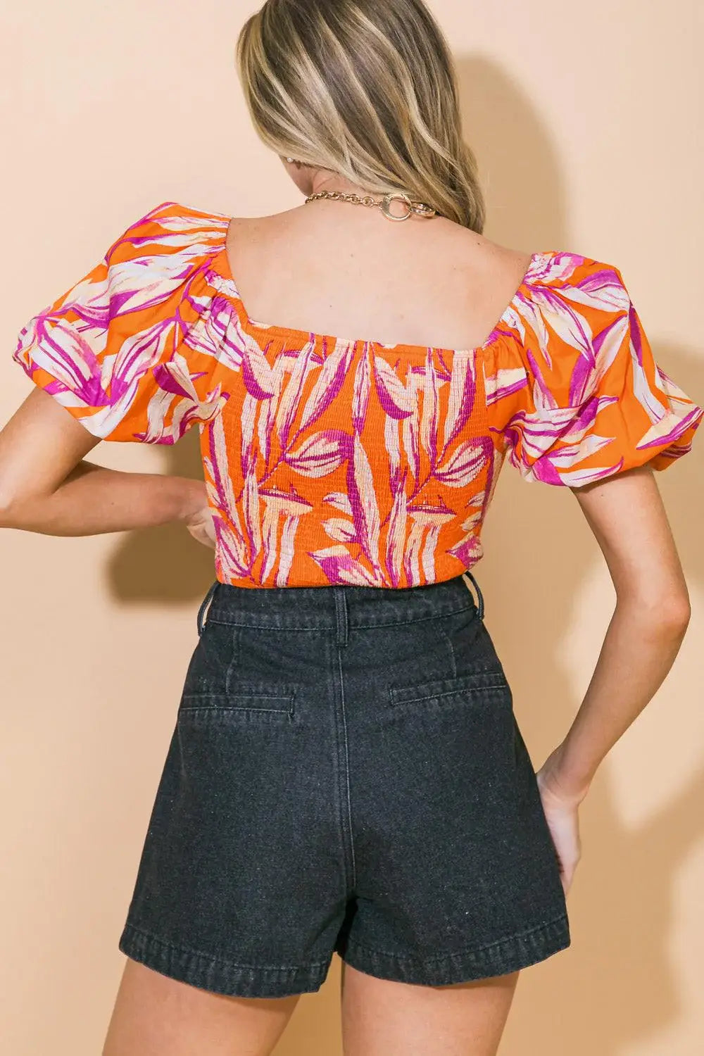 A WORLD OF GOOD WOVEN CROP TOP - Flying Tomato - Flyclothing LLC