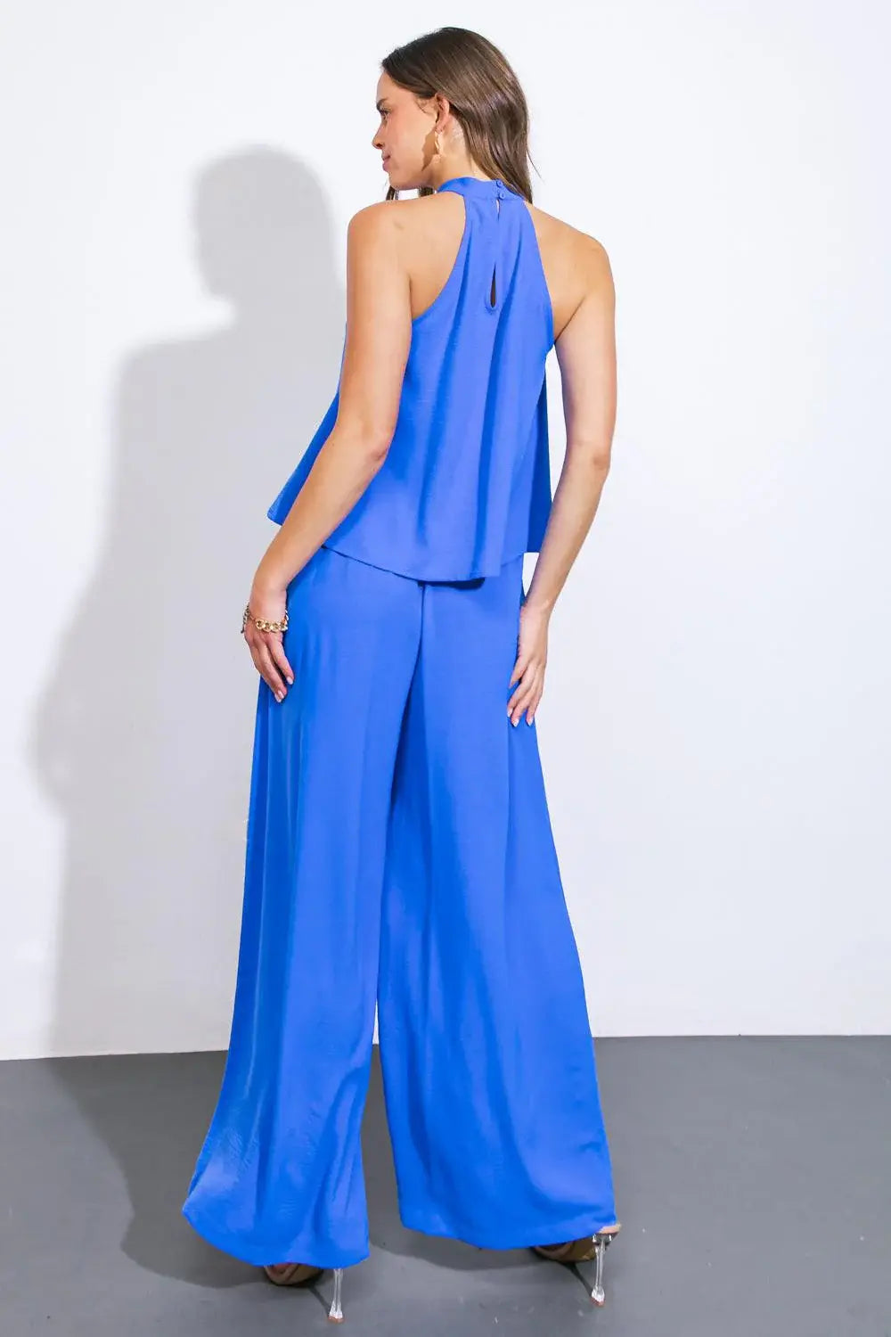 ALWAYS BE AROUND WOVEN TOP AND PANT SET - Flying Tomato - Flyclothing LLC