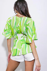 EASY TO SAY WOVEN TOP - Flying Tomato - Flyclothing LLC