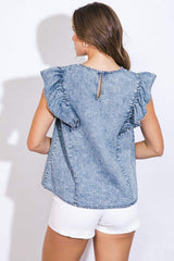 A MAGIC MOMENT WOVEN TOP - Flying Tomato - Flyclothing LLC