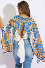 RIGHT THIS WAY WOVEN TOP - Flying Tomato - Flyclothing LLC