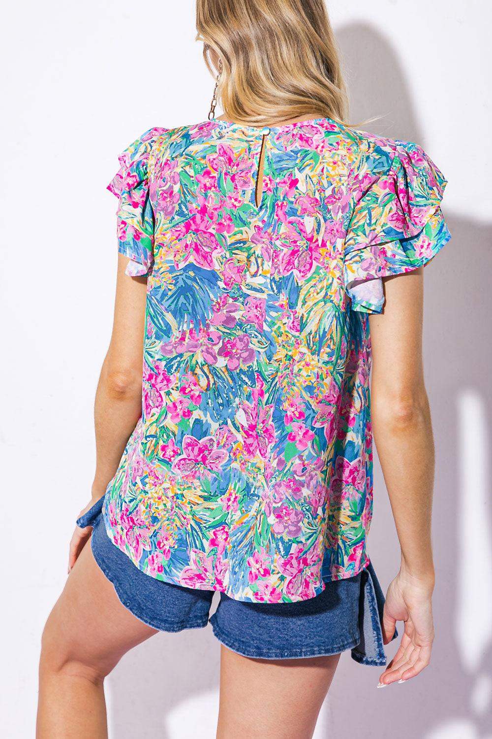 AWARE OF THIS WOVEN TOP - Flying Tomato - Flyclothing LLC
