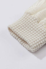 Mock Neck Lace Long Sleeve Top - Trendsi - Flyclothing LLC