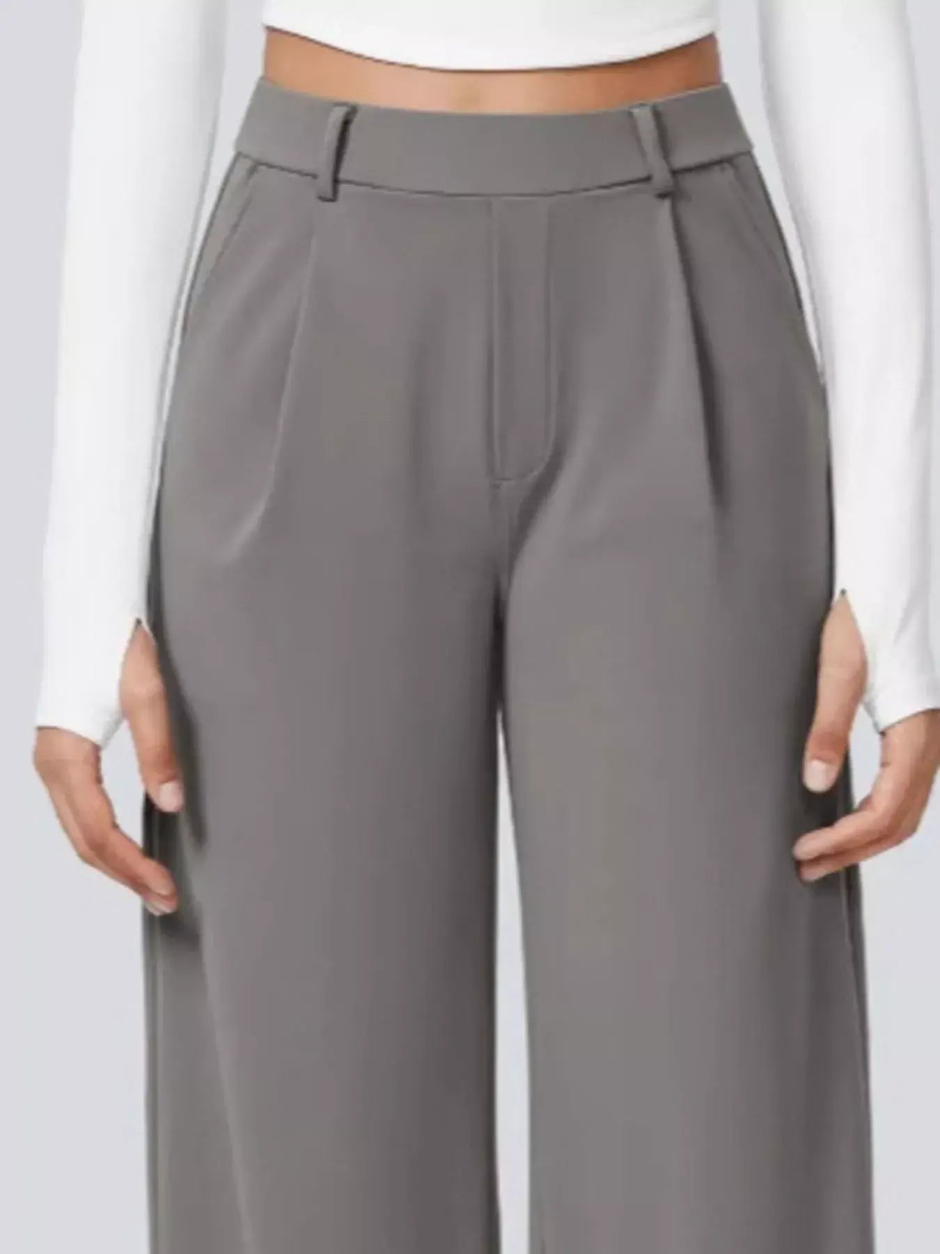 Wide Leg Pants - Trendsi - Flyclothing LLC