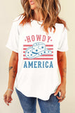 Graphic Round Neck Short Sleeve T-Shirt - Trendsi - Flyclothing LLC