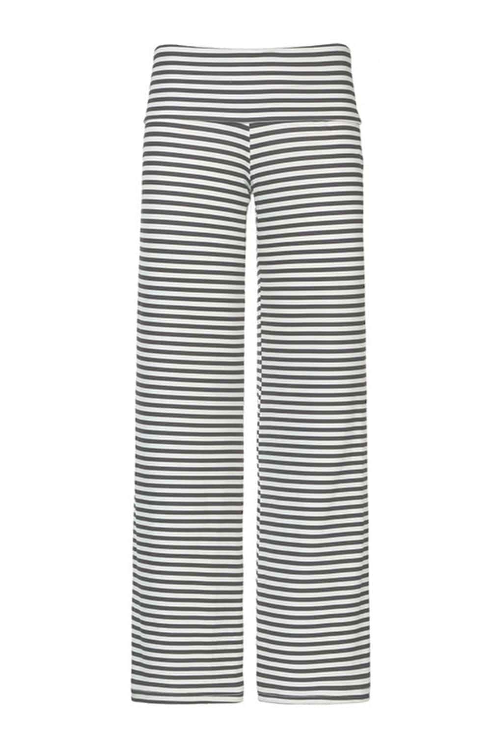 Striped Wide Leg Pants - Trendsi - Flyclothing LLC