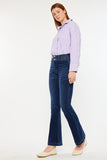 Kancan High Rise Double Waistband Flare Jeans - Trendsi