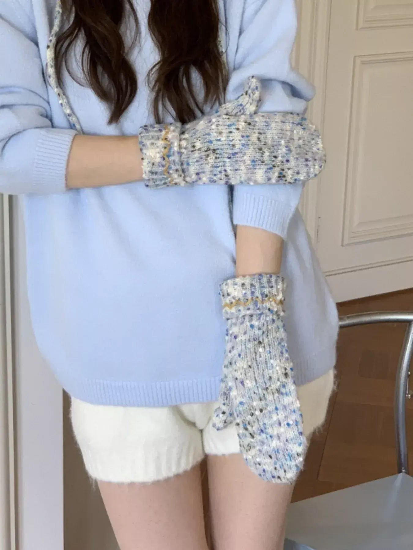Textured Warm Mittens - Trendsi - Flyclothing LLC