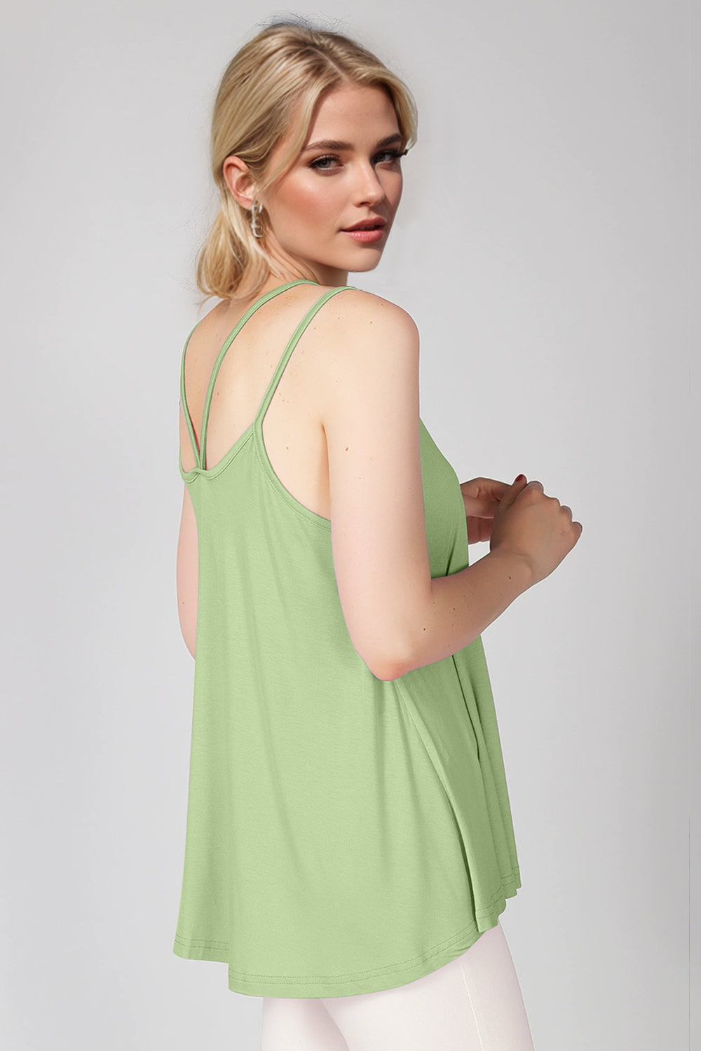 Basic Bae Bamboo Scoop Neck Double Spaghetti Straps Cami - ShopBasicbae - Flyclothing LLC