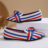 Mesh Point Toe Flat Slip-Ons - Trendsi - Flyclothing LLC