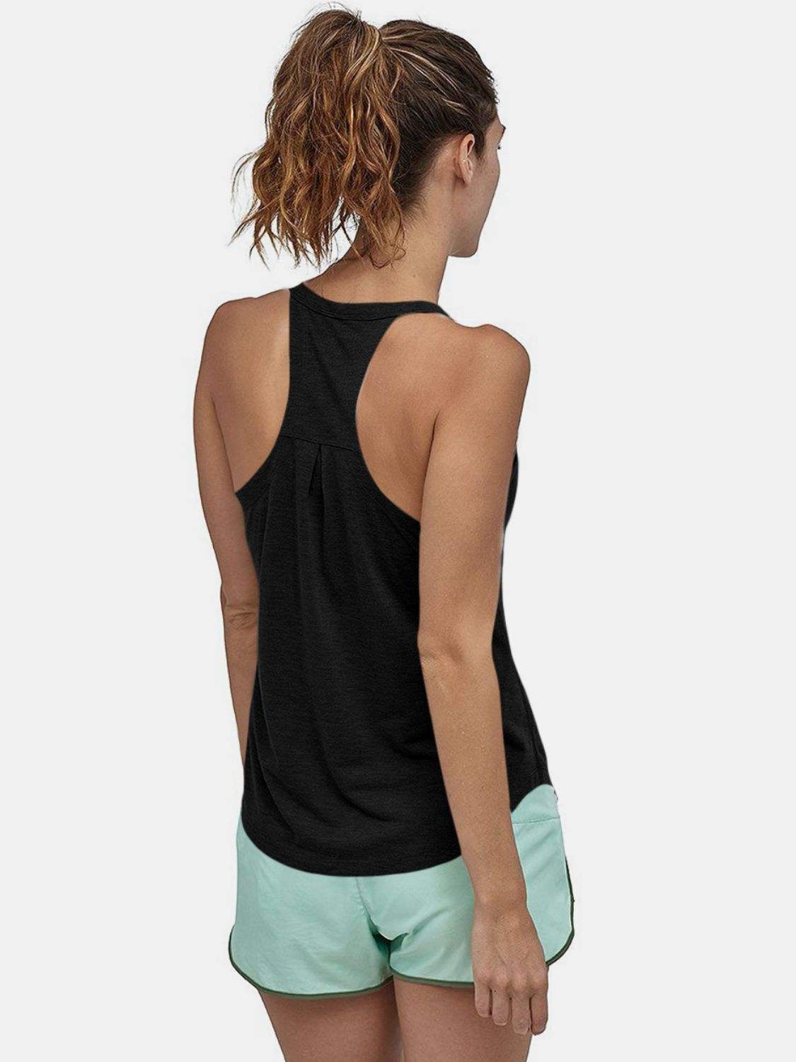 Scoop Neck Active Tank - Trendsi - Flyclothing LLC