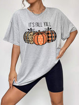 IT'S FALL Y'ALL Graphic T-Shirt - Trendsi - Flyclothing LLC