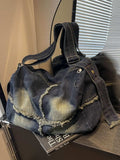 Raw Hem Gradient Crossbody Bag - Trendsi - Flyclothing LLC