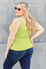 Basic Bae Full Size Square Neck Wide Strap Tank - ShopBasicbae - Flyclothing LLC