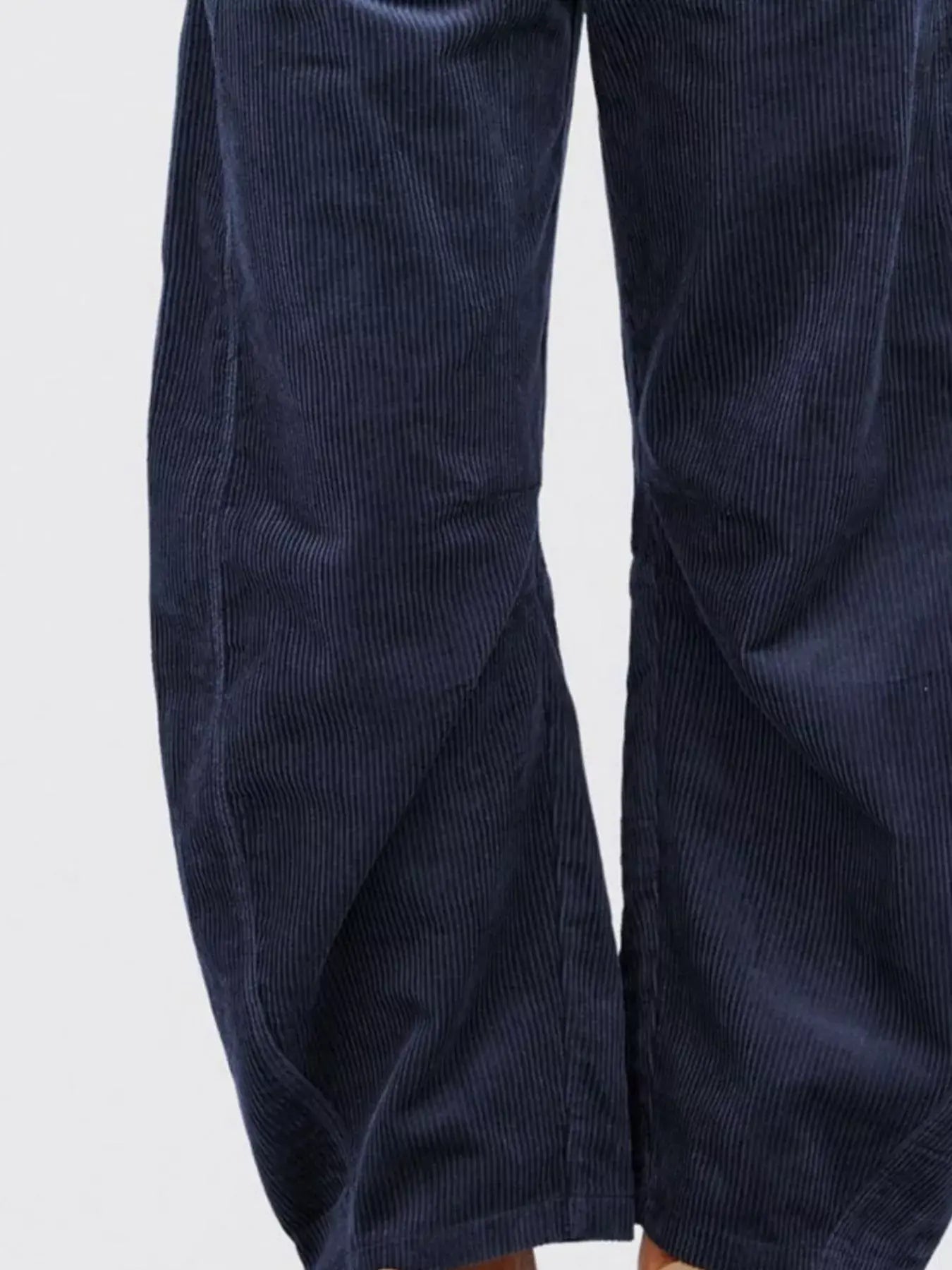 Corduroy Wide Leg Pants - Trendsi - Flyclothing LLC