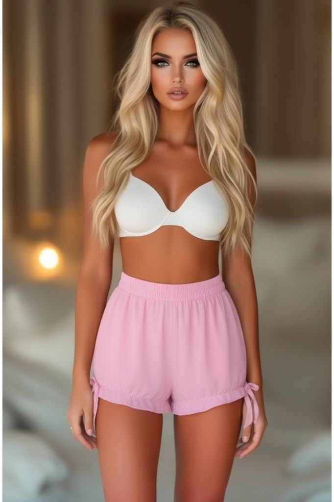 Daisy Corsets Baby Pink Crepe Bloomers - Daisy Corsets