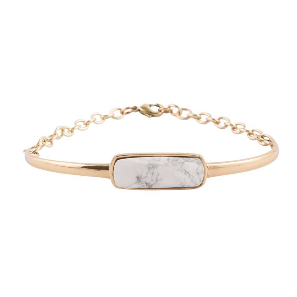 Back to Basics White Howlite Bracelet - Barse Jewelry - Flyclothing LLC