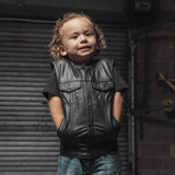 Bad Boy- Kid's Leather Vest - First Manufacturing Company - Flyclothing LLC