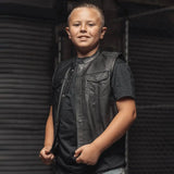 Bad Boy- Kid's Leather Vest - First Manufacturing Company - Flyclothing LLC