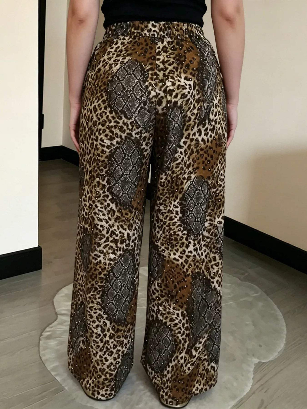 Drawstring Wide-Leg Pants - Trendsi - Flyclothing LLC