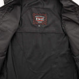 Badlands Men's Motorcycle Leather Vest - First Manufacturing Company - Flyclothing LLC