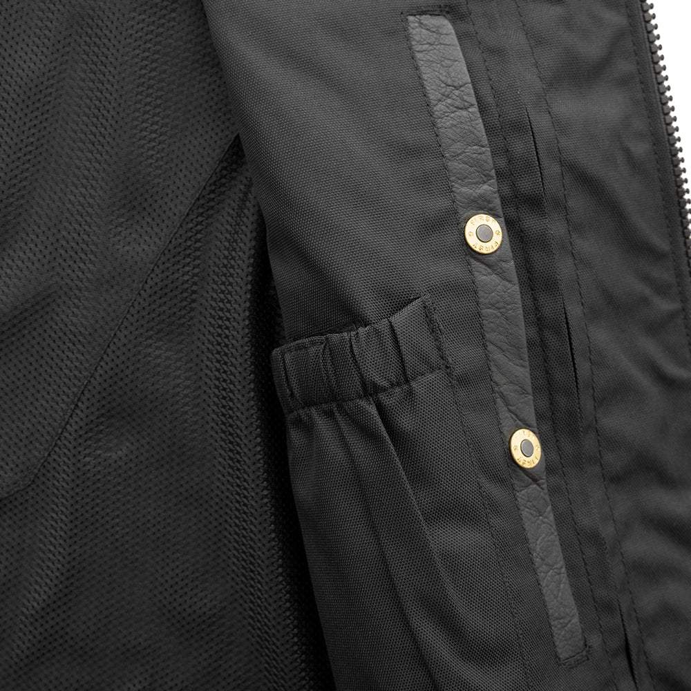 Badlands Men's Motorcycle Leather Vest - First Manufacturing Company - Flyclothing LLC