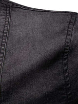 Men's Button Down Collared Neck Denim Shirt - Trendsi - Flyclothing LLC