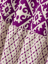 Geometric Elastic Waist Maxi Skirt - Trendsi - Flyclothing LLC
