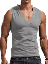Men's Plus Size V-Neck Tank - Trendsi - Flyclothing LLC