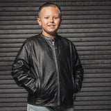 Bambino - Kid's Leather Jacket - First Manufacturing Company - Flyclothing LLC
