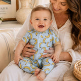 Banana Split Convertible Bamboo Zipper Romper for Baby - Tesa Babe - Flyclothing LLC