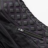 Bandida Women's Motorcycle Leather Vest - First Manufacturing Company - Flyclothing LLC